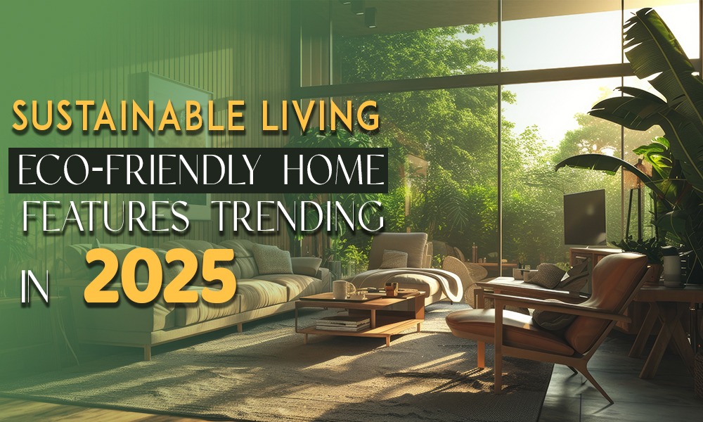 Sustainable living eco-friendly home features trending in 2025