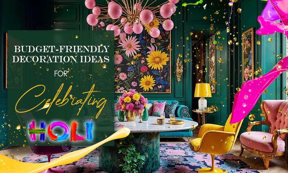 Budget friendly decoration ideas for celebrating holi by realty 360 degree